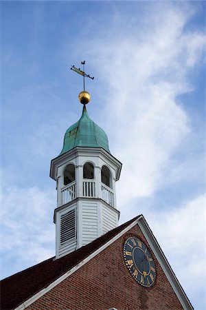 Home Moravian Church, Old Salem, North Carolina, USA Stock Photo - Rights-Managed, Code: 700-03698299