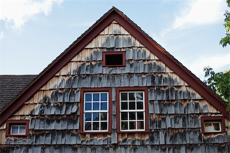 simsearch:700-06431219,k - Windows and Roof of Historical Building, Old Salem, North Carolina, USA Stock Photo - Rights-Managed, Code: 700-03698303