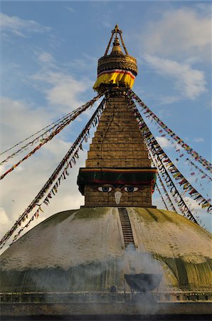 Stupa in Boudhanath, Bagmati Zone, Madhyamanchal, Nepal Stock Photo - Rights-Managed, Code: 700-03737494