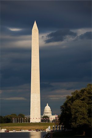 Washington Monument and Capitol Building, Washington D.C., USA Stock Photo - Rights-Managed, Code: 700-03737582