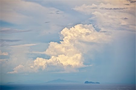 puffy cloud - Islands and Clouds, Phuket, Thailand Stock Photo - Rights-Managed, Code: 700-03739466