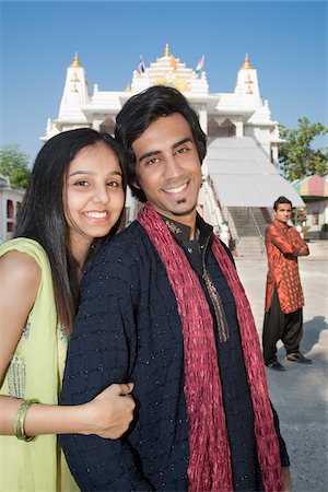 pakistani ethnicity - Group of People in front of Hindu Vishnu Temple, Bangkok, Thailand Stock Photo - Rights-Managed, Code: 700-03762392