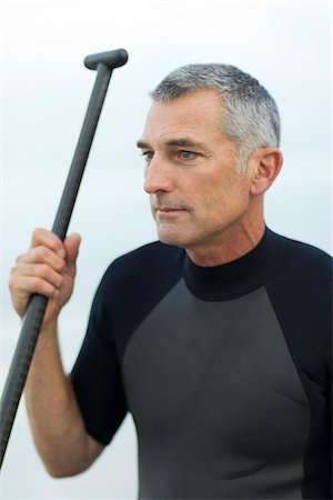 Close-Up of Man Wearing Wetsuit Stock Photo - Rights-Managed, Code: 700-03787177