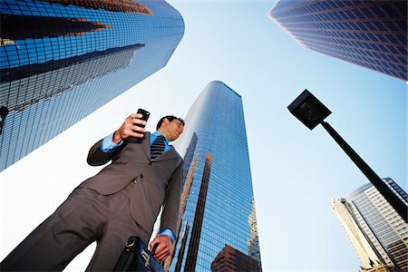 post - Businessman in City Stock Photo - Rights-Managed, Code: 700-03805263