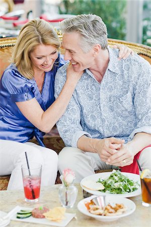 simsearch:700-04625359,k - Couple at Restaurant Stock Photo - Rights-Managed, Code: 700-03814480