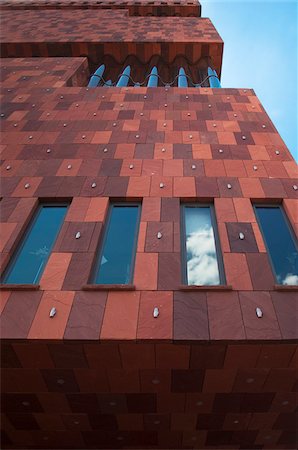 Close-up of MAS Building, Antwerp, Belgium Stock Photo - Rights-Managed, Code: 700-03836414