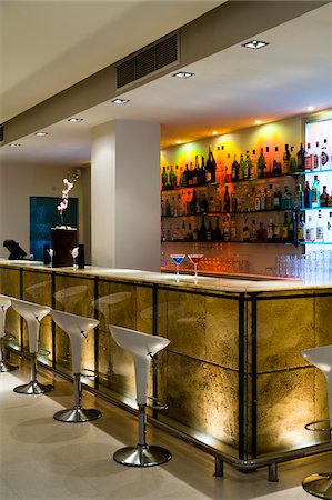 Bar in El Hotel Pacha, Ibiza, Balearic Islands, Spain Stock Photo - Rights-Managed, Code: 700-03891024