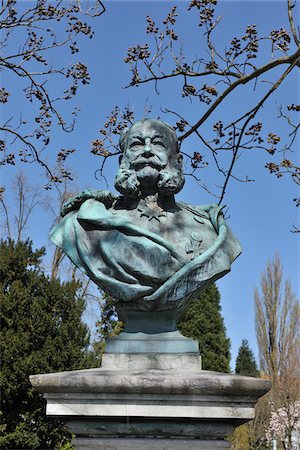 ruler (official leader) - Bust of Kaiser Wilhelm I, Friedrichshafen, Baden-Wurttemberg, Germany Stock Photo - Rights-Managed, Code: 700-03891095