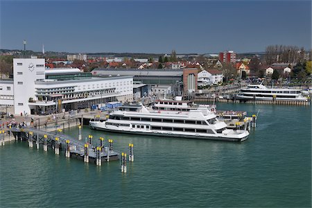 View of Harbour, Friedrichshafen, Baden-Wurttemberg, Germany Stock Photo - Rights-Managed, Code: 700-03906939