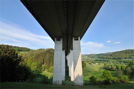 Highway Bridge, Eversberg, Meschede, North Rhine-Westphalia, Germany Stock Photo - Rights-Managed, Code: 700-03958121