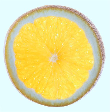Slice Of Orange On White Background Stock Photo - Rights-Managed, Code: 824-07562806