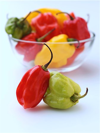 simsearch:824-07586124,k - Scotch bonnet chilli peppers Stock Photo - Rights-Managed, Code: 824-07585808