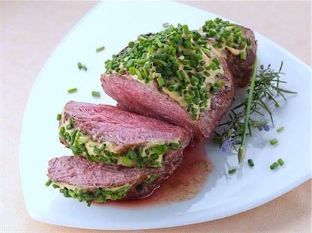 Lamb rump with a herb crust Stock Photo - Rights-Managed, Code: 824-07585996