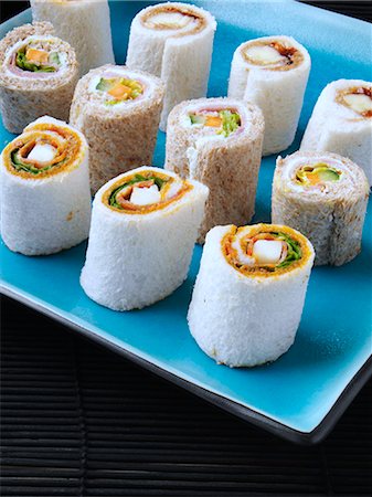 Sushi sandwiches Stock Photo - Rights-Managed, Code: 824-07586021