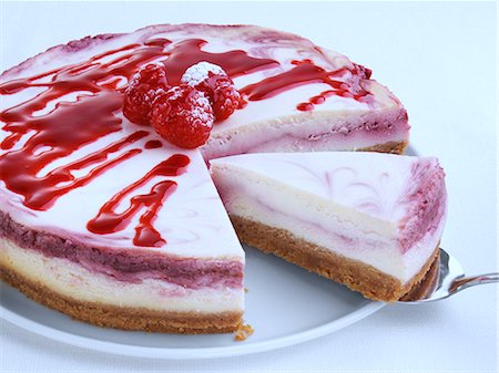 simsearch:824-07586191,k - Raspberry cheesecake Stock Photo - Rights-Managed, Code: 824-07586042