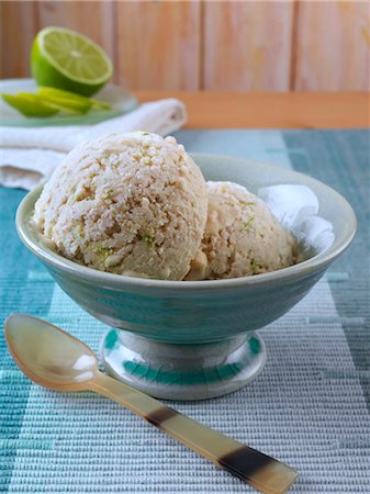 Coconut sorbet Stock Photo - Rights-Managed, Code: 824-07586269