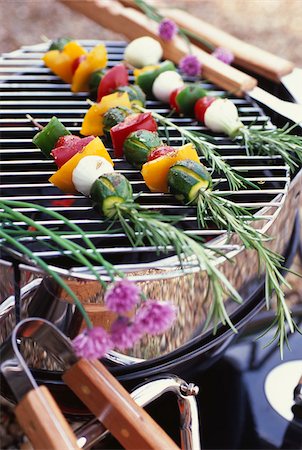 simsearch:825-06316883,k - Vegetable rosemary skewers Stock Photo - Rights-Managed, Code: 825-05814398
