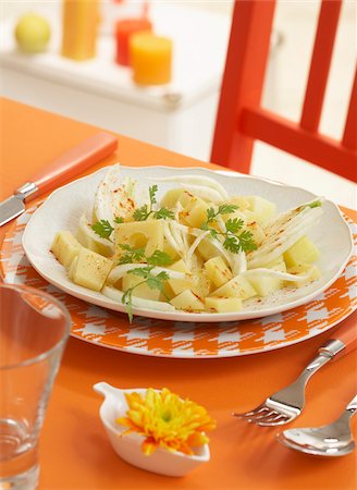 simsearch:825-05814612,k - Gruyère,potato,fennel and paprika salad Stock Photo - Rights-Managed, Code: 825-05814633