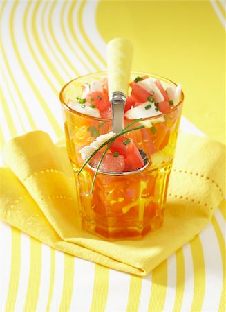 simsearch:825-05814612,k - Tomato,watermelon and cheese salad Stock Photo - Rights-Managed, Code: 825-05814705