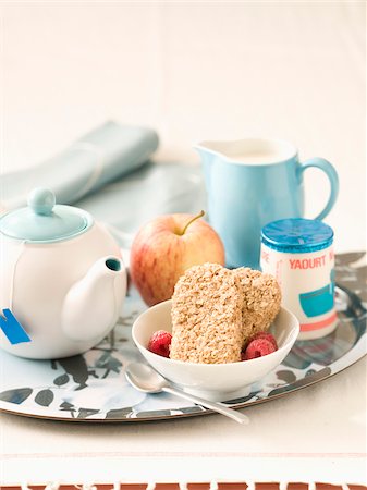 Well-balanced woman's breakfast Stock Photo - Rights-Managed, Code: 825-05815395