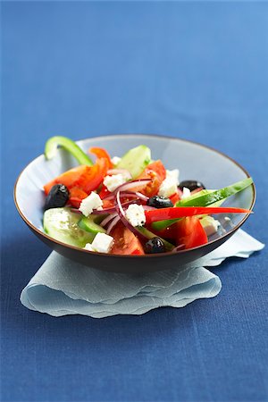 simsearch:825-05814612,k - Greek salad Stock Photo - Rights-Managed, Code: 825-05815703