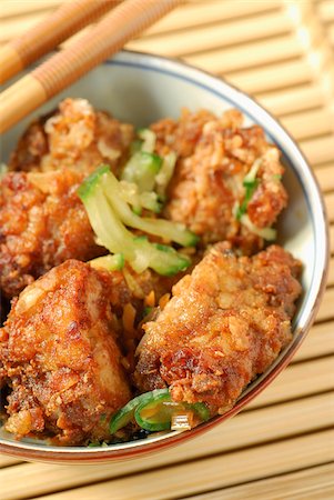 simsearch:825-05990354,k - Japanese fried chicken Stock Photo - Rights-Managed, Code: 825-05811264