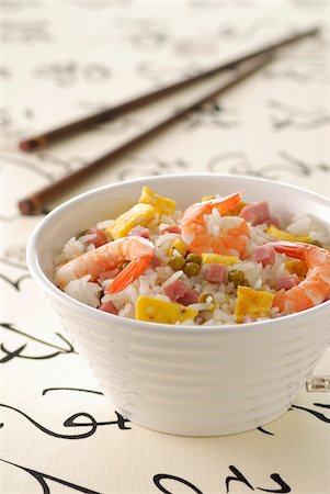 simsearch:825-05990354,k - Cantonese rice with shrimps Stock Photo - Rights-Managed, Code: 825-05813200