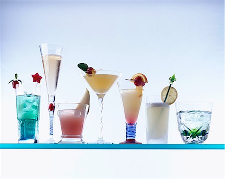 simsearch:825-05985931,k - Assorted cocktails Stock Photo - Rights-Managed, Code: 825-05985954