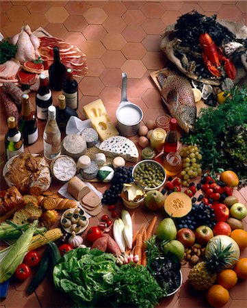 simsearch:700-00285354,k - Composition of regional produce Stock Photo - Rights-Managed, Code: 825-05985982