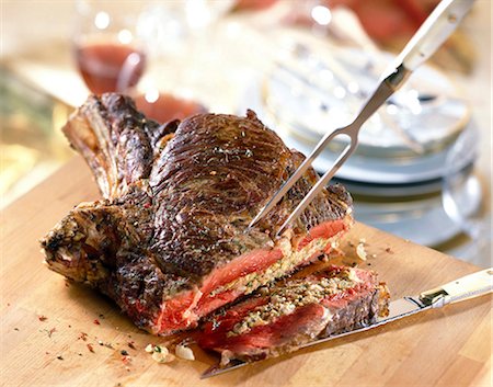 simsearch:825-05985428,k - stuffed rib of beef Stock Photo - Rights-Managed, Code: 825-05986720