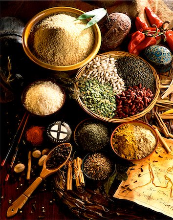 simsearch:825-07076761,k - Selection of spices Stock Photo - Rights-Managed, Code: 825-05988616