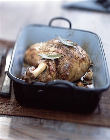 Leg of lamb with garlic Stock Photo - Rights-Managed, Code: 825-05988768