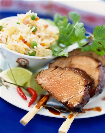 simsearch:825-05990354,k - Glazed fillet of pork with spices Stock Photo - Rights-Managed, Code: 825-05989601