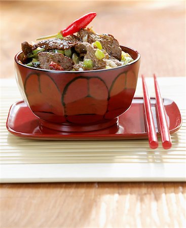 simsearch:825-05990354,k - beef with peppers Stock Photo - Rights-Managed, Code: 825-05990337