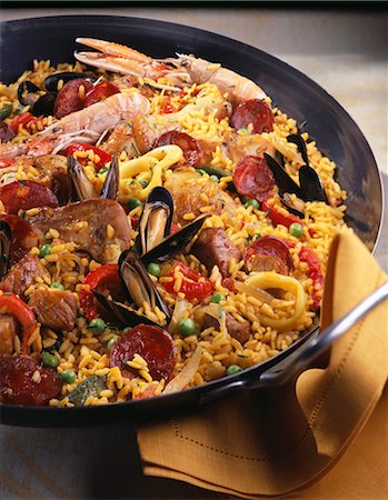 simsearch:825-02302497,k - paella Stock Photo - Rights-Managed, Code: 825-05990331