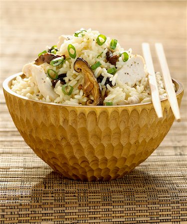 simsearch:825-05990354,k - steamed rice with chicken Stock Photo - Rights-Managed, Code: 825-05990354