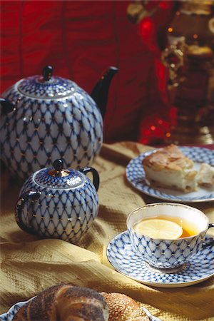 russian - Russian tea set Stock Photo - Rights-Managed, Code: 825-06047998