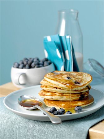 pancake - Blueberry Scottish pancakes Stock Photo - Rights-Managed, Code: 825-06315713