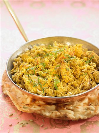 simsearch:825-02302497,k - Biryani chicken Stock Photo - Rights-Managed, Code: 825-06815849