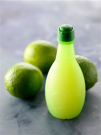 simsearch:825-05812193,k - Small bottle of lime juice and limes Stock Photo - Rights-Managed, Code: 825-06816160