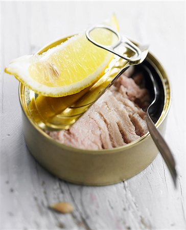 simsearch:825-05812193,k - Can of tuna Stock Photo - Rights-Managed, Code: 825-06817166