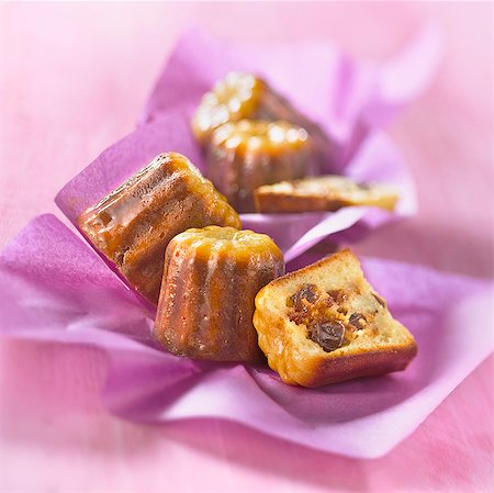 exclusive - Prune in Armagnac Cannelés Stock Photo - Rights-Managed, Code: 825-06817923