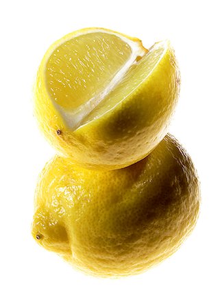 simsearch:825-05812193,k - Cut-out lemons Stock Photo - Rights-Managed, Code: 825-07077270