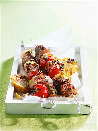 simsearch:825-06316883,k - Pork skewers Stock Photo - Rights-Managed, Code: 825-07077619