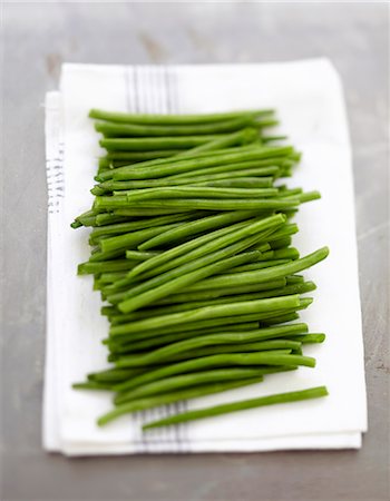 Steam-cooked green beans Foto de stock - Direito Controlado, Número: 825-07649237