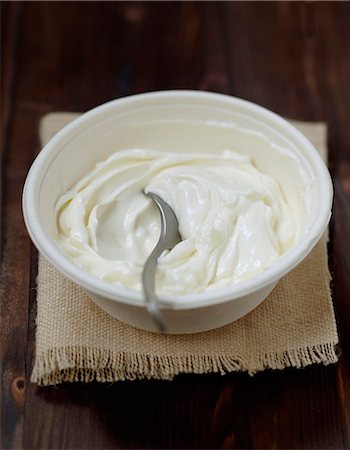 simsearch:825-05812193,k - Mixing the homemade lemon yoghurts Stock Photo - Rights-Managed, Code: 825-07649262