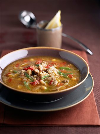 Moroccan soup Stock Photo - Rights-Managed, Code: 825-02304365