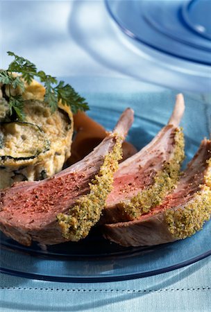 Loin of lamb with herb crust Stock Photo - Rights-Managed, Code: 825-02304928