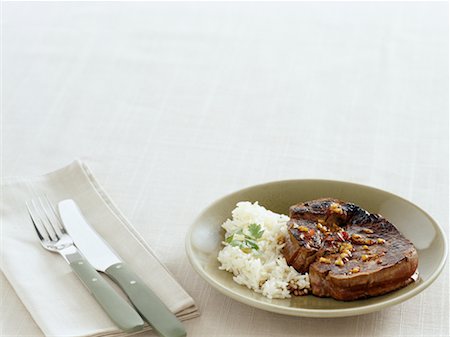 simsearch:825-02302497,k - Thai-style marinated beef with rice Stock Photo - Rights-Managed, Code: 825-02305158