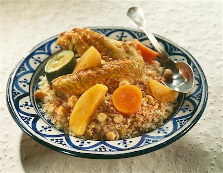 simsearch:825-02302497,k - Traditional chicken couscous Stock Photo - Rights-Managed, Code: 825-02307128
